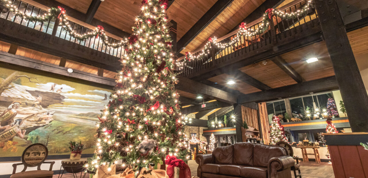 Christmas Tree at Shawnee Lodge