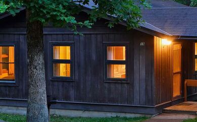 Shawnee Cabin at night