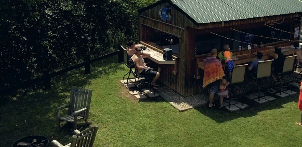 Food Shack by the pool