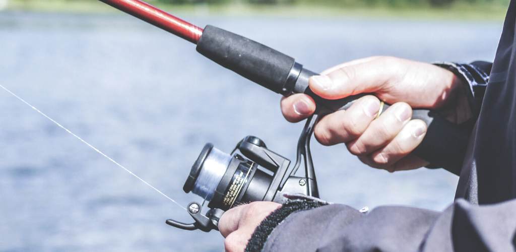 A man fishing